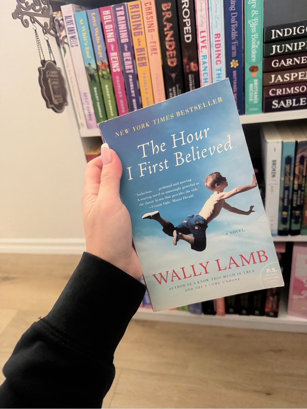 Wally Lamb The Hour I First Believed Paperback - Blue Cover